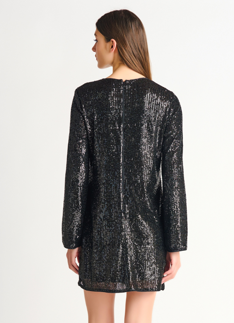 Robe courte à sequins Ashley