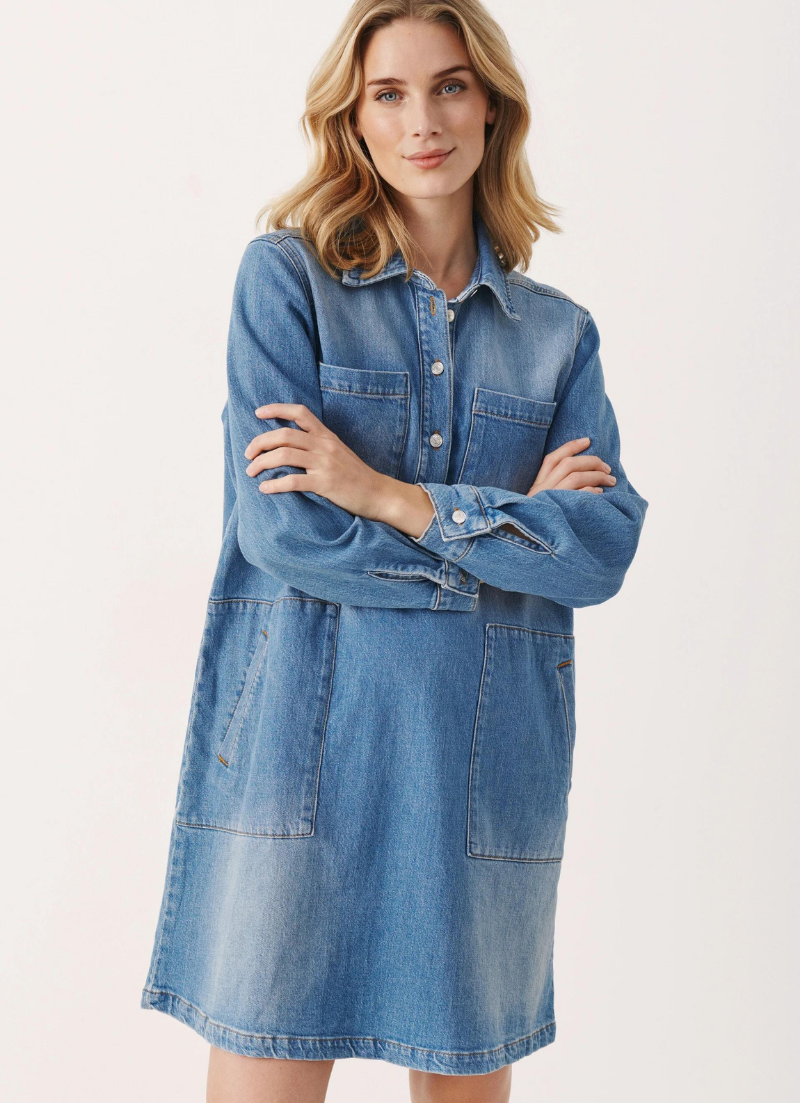 Robe en jean Stine