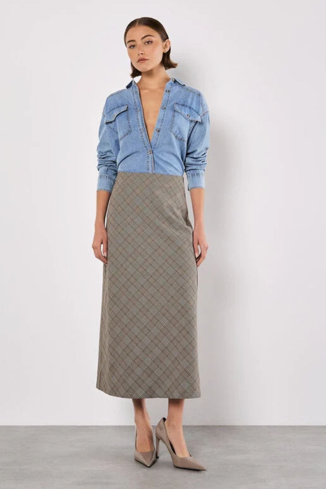 Heritage Check Skirt