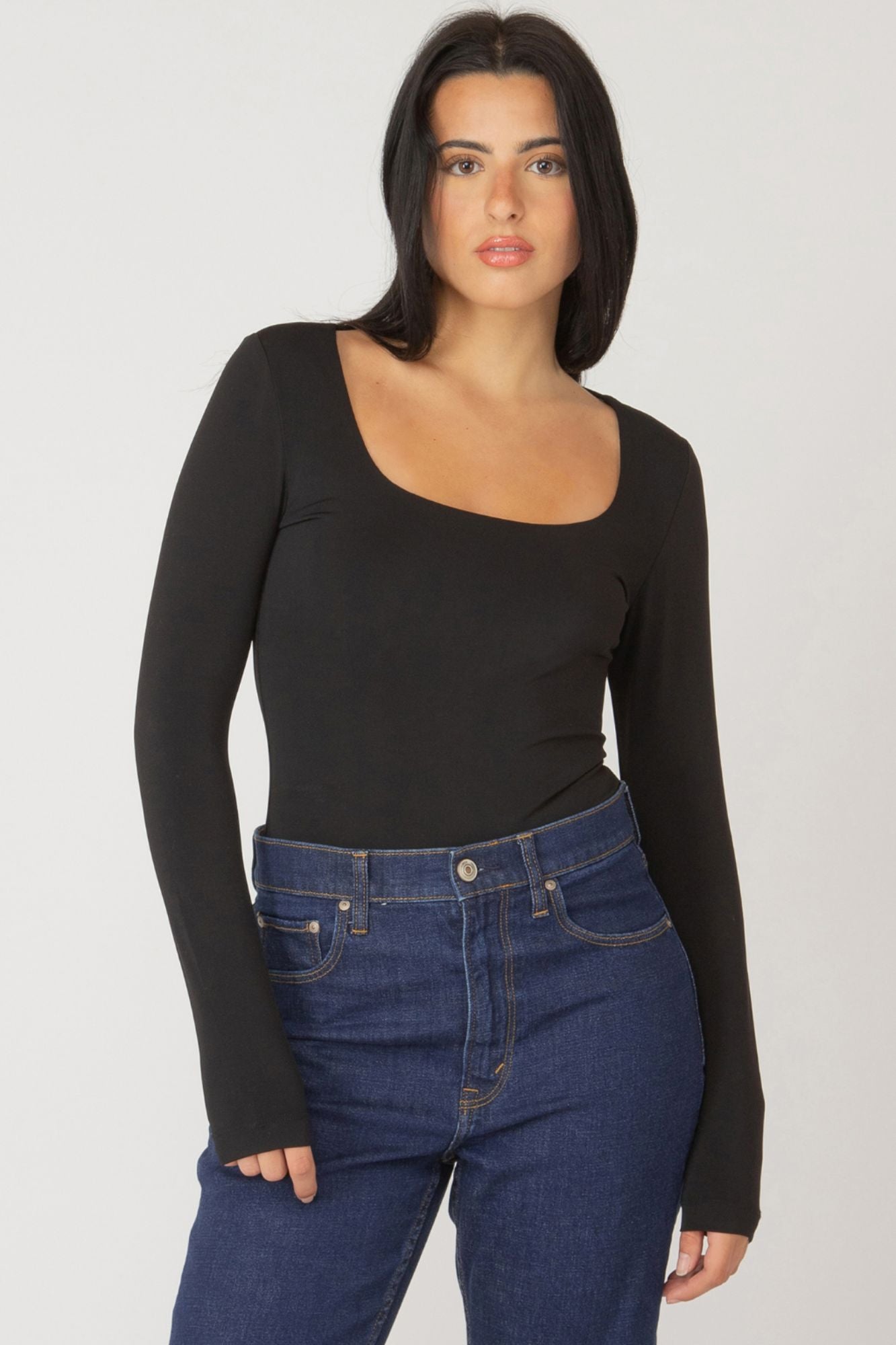 Alice LS Squareneck Top