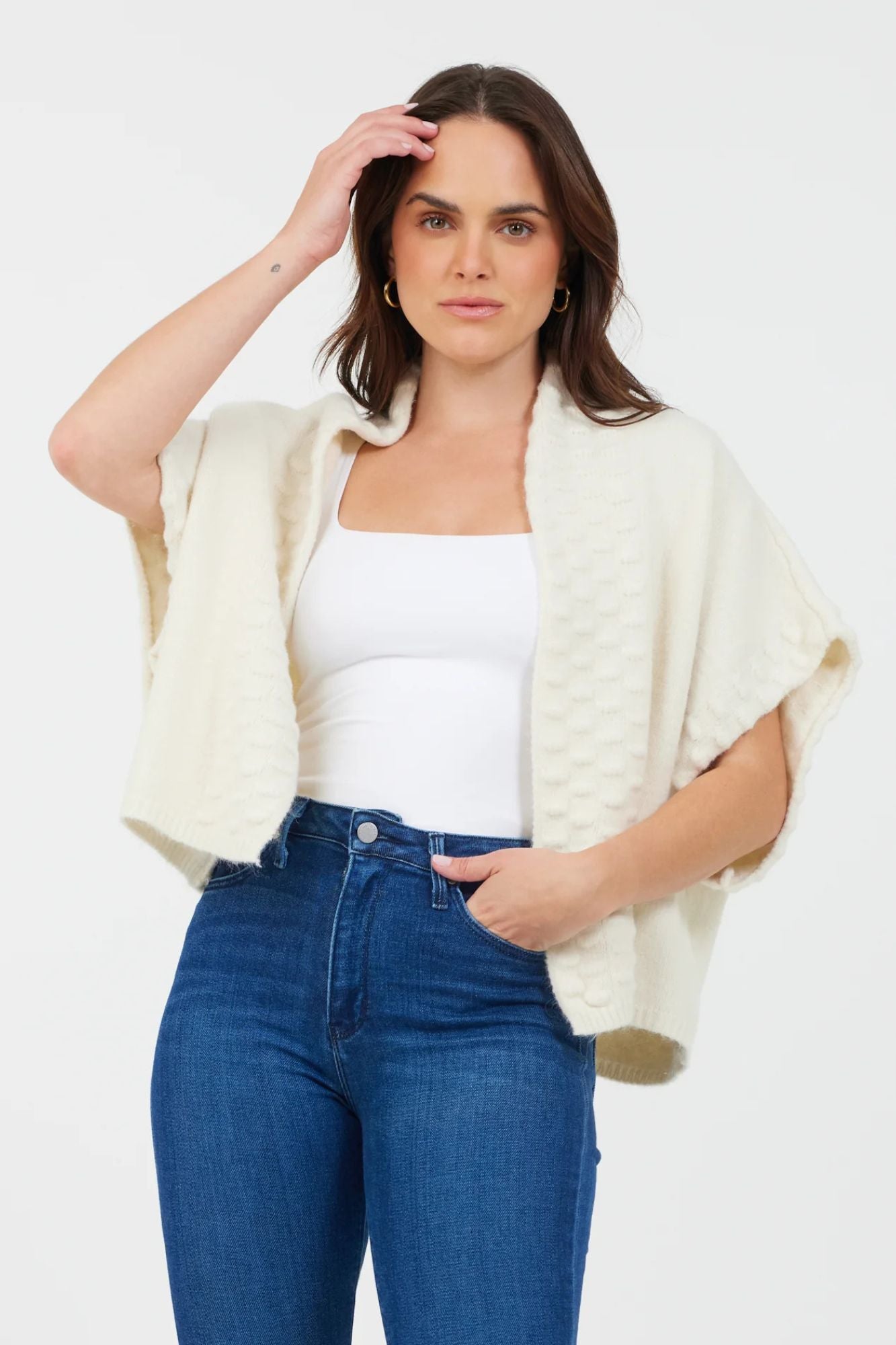 Teagan Short Sleeve Cardigan