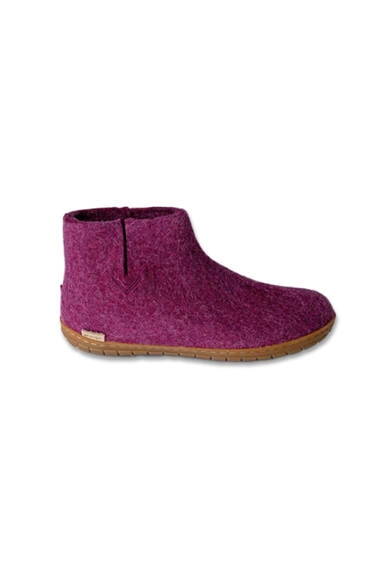 Boot | Leather Sole Cranberry