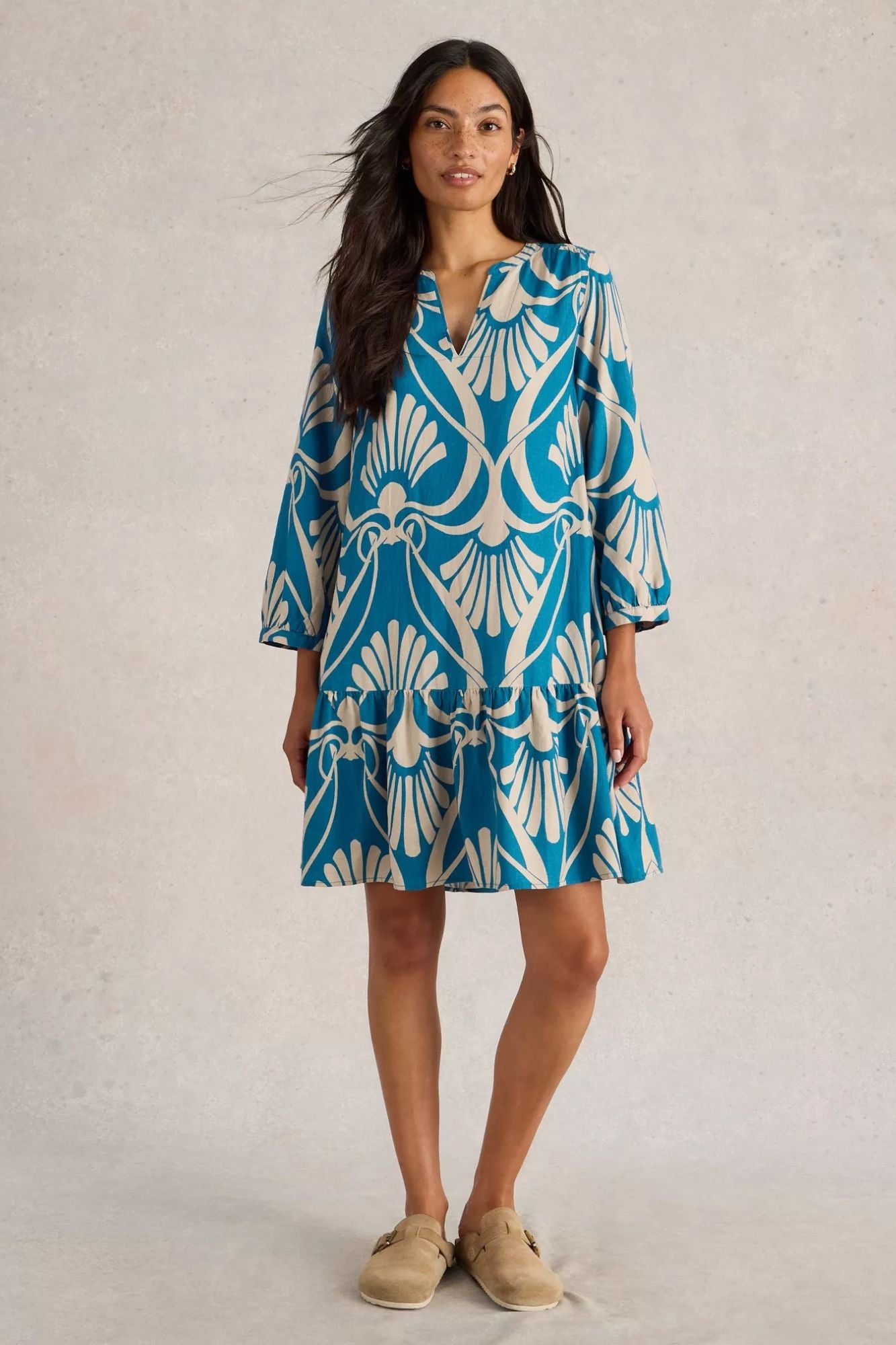 Otto Linen Blend Dress
