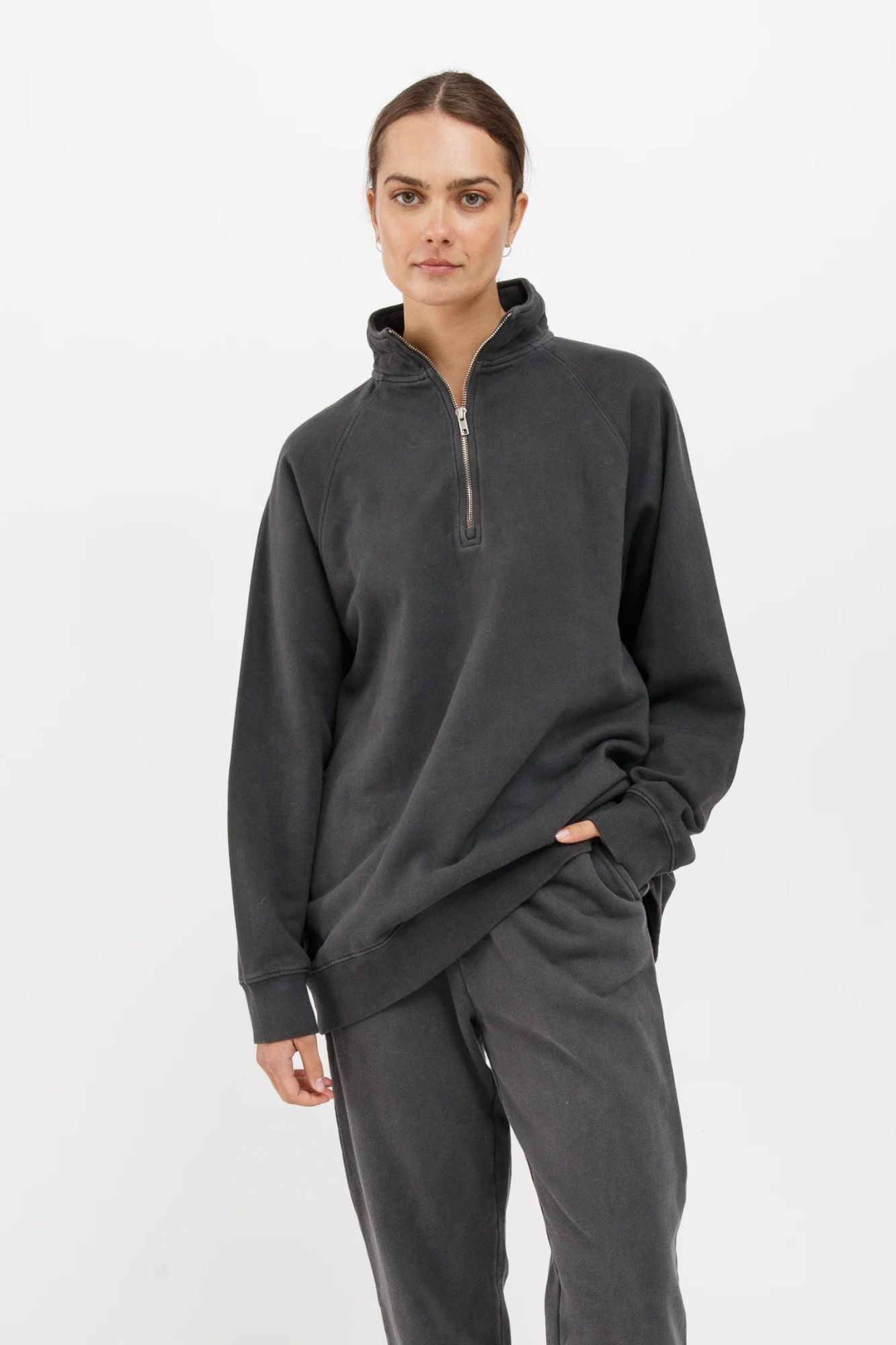 Not Your Boyfriend's Half Zip Hoodie