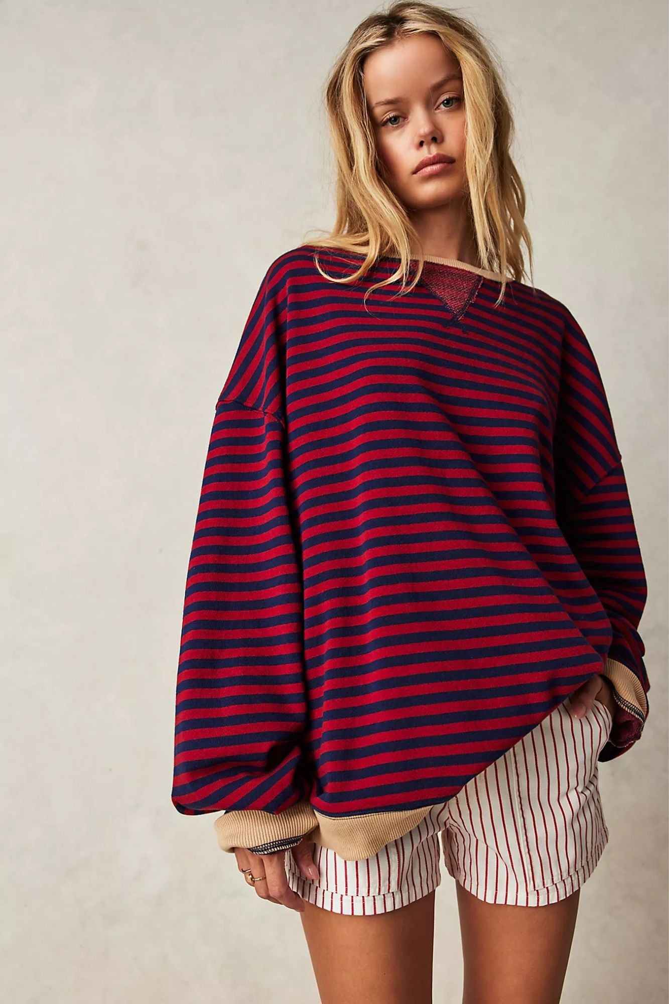 Classic Striped Crew