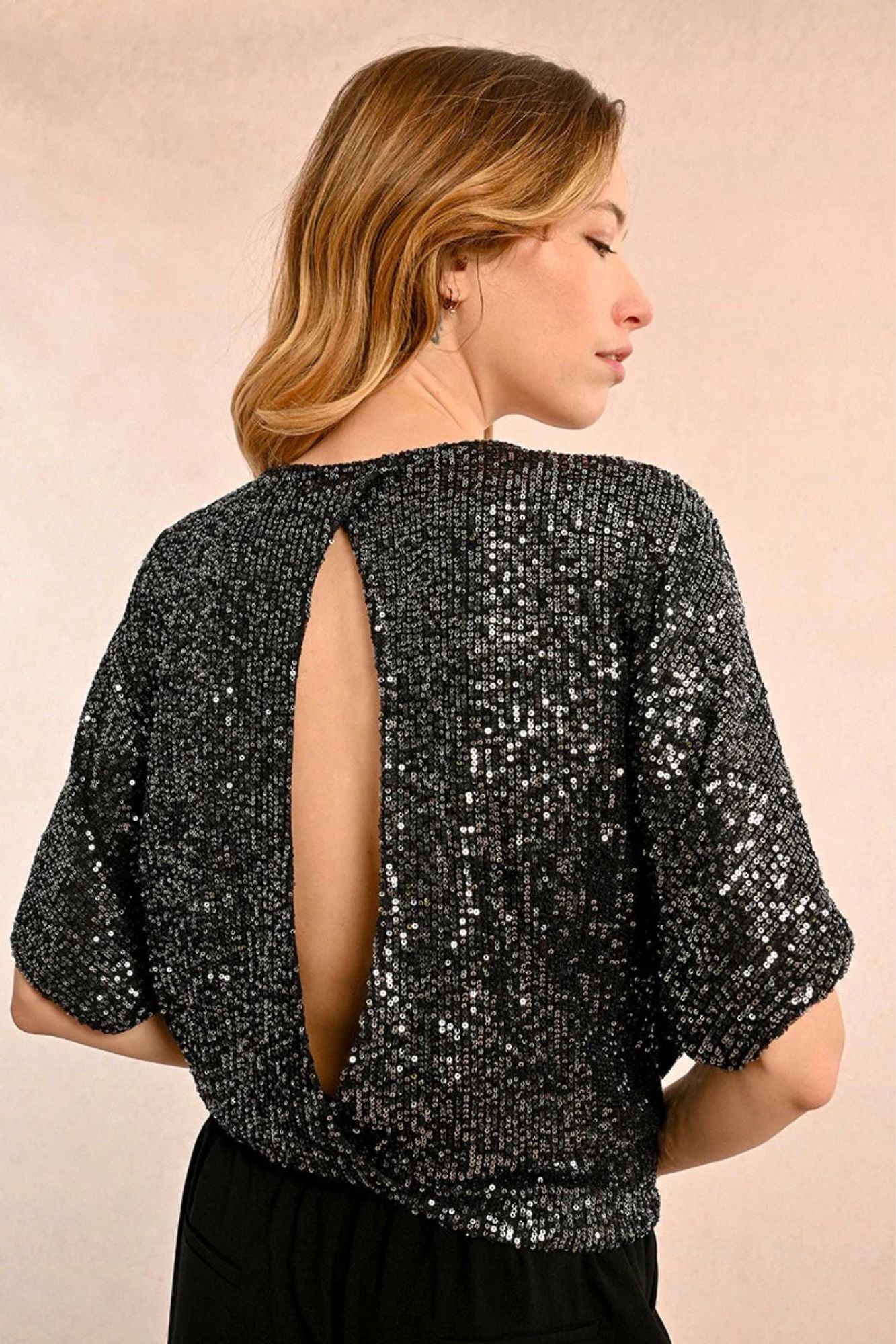 Sherry Sequin Top