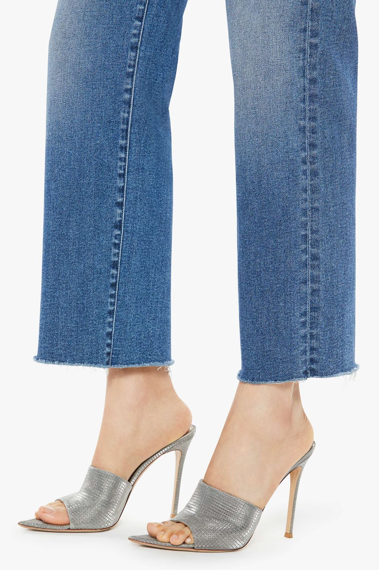 The Mid Rise Rambler Zip Ankle Fray