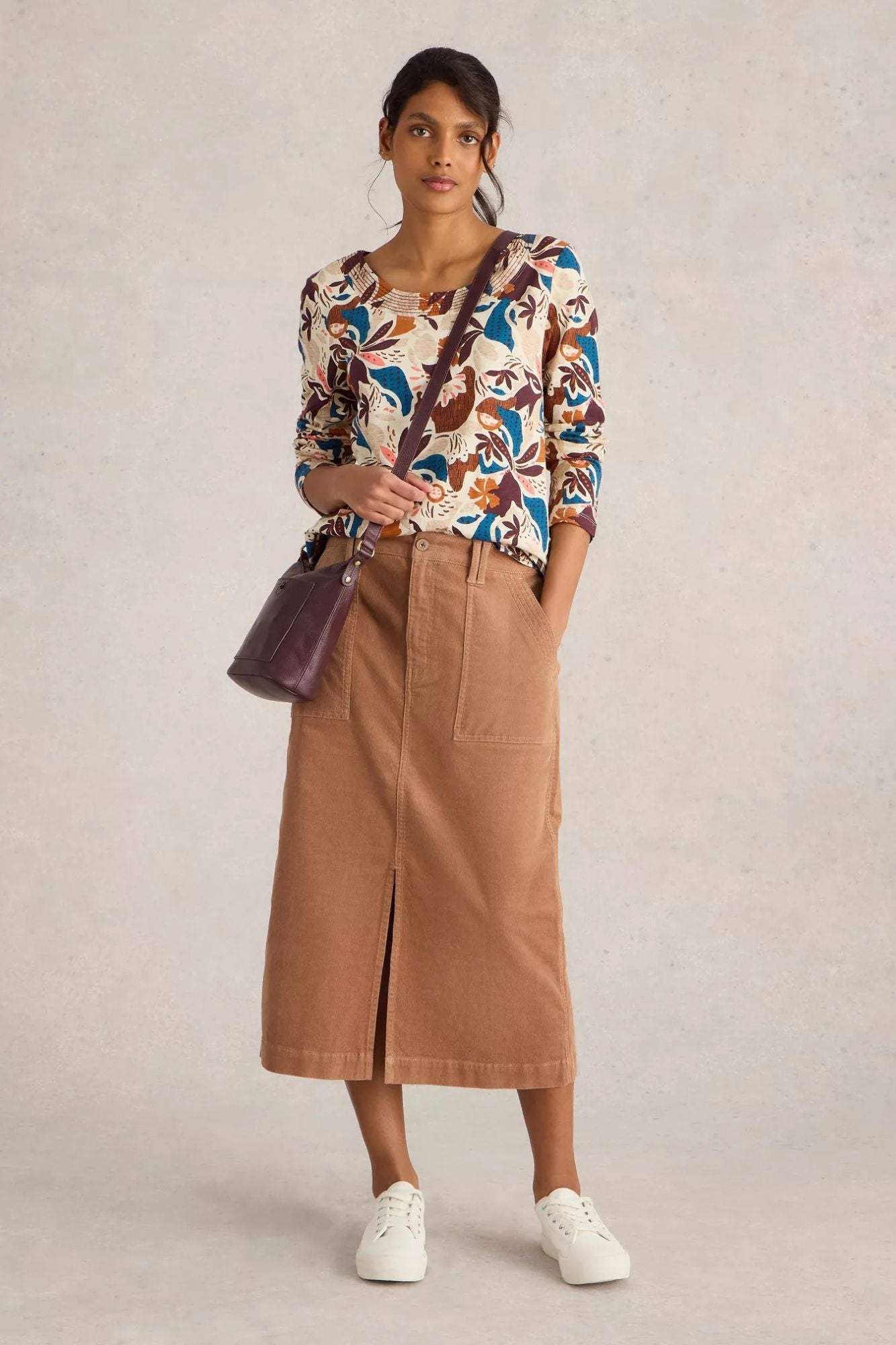 Maren Organic Cord Skirt