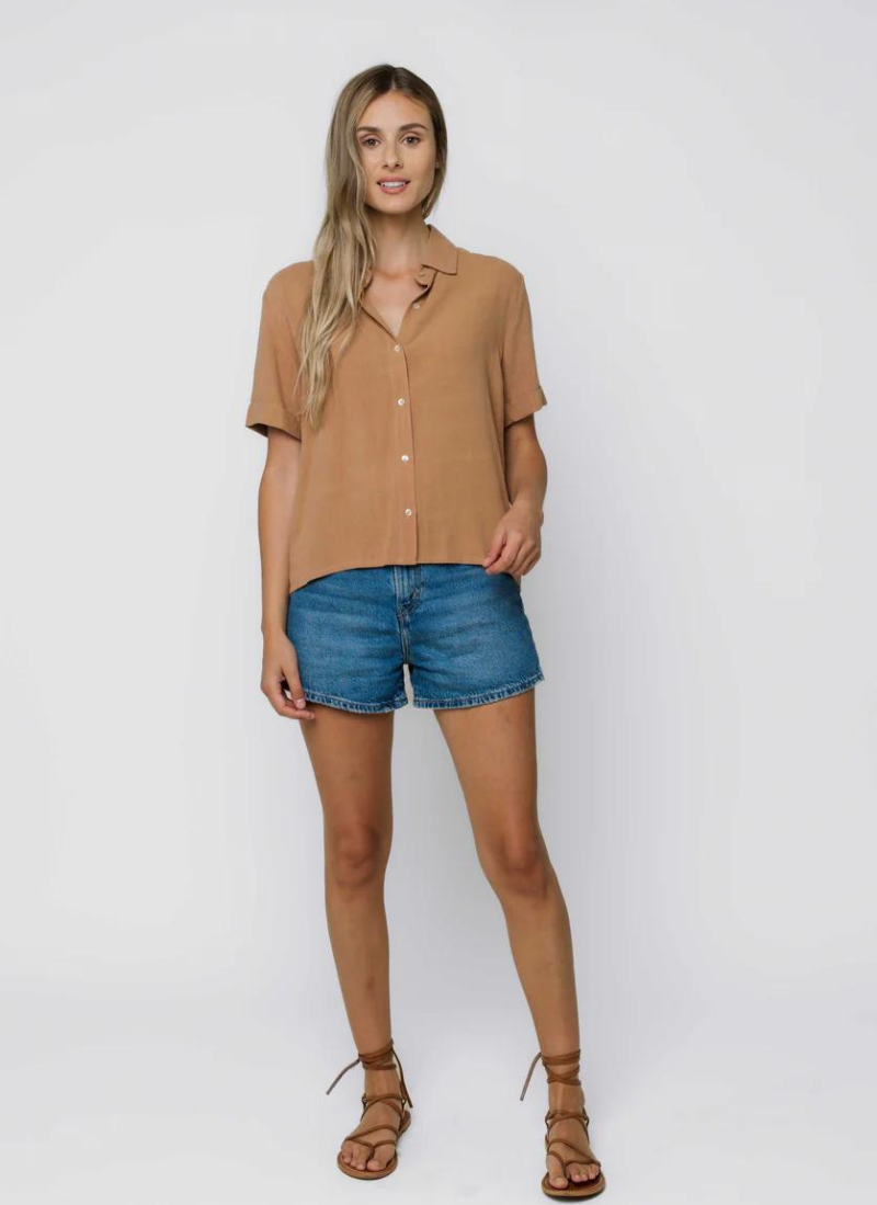 Nina Roll Cuff Shirt