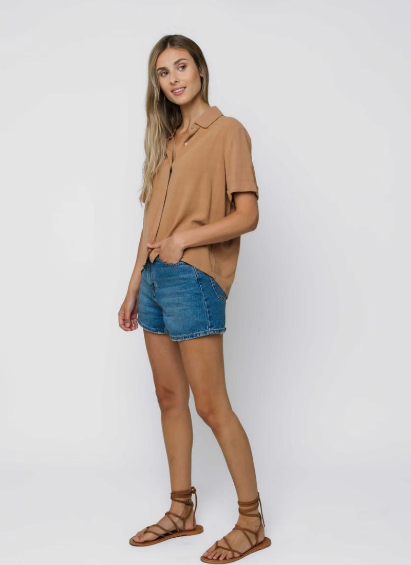 Nina Roll Cuff Shirt