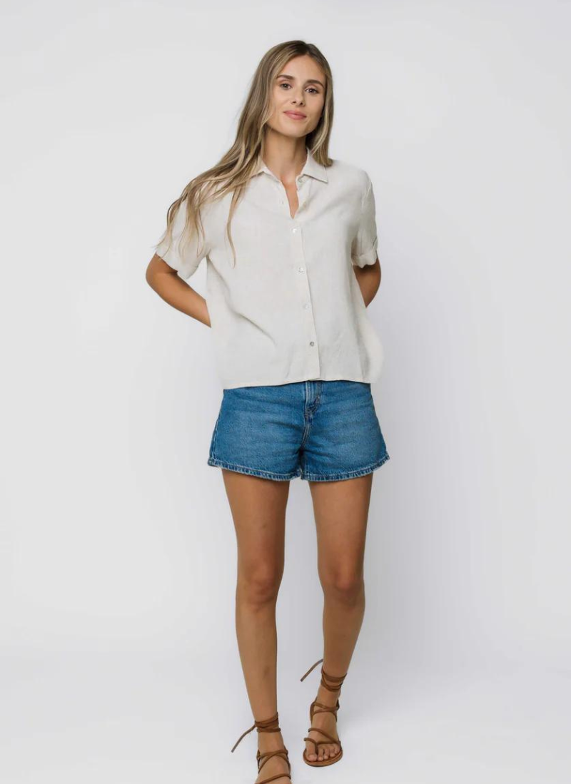 Nina Roll Cuff Shirt