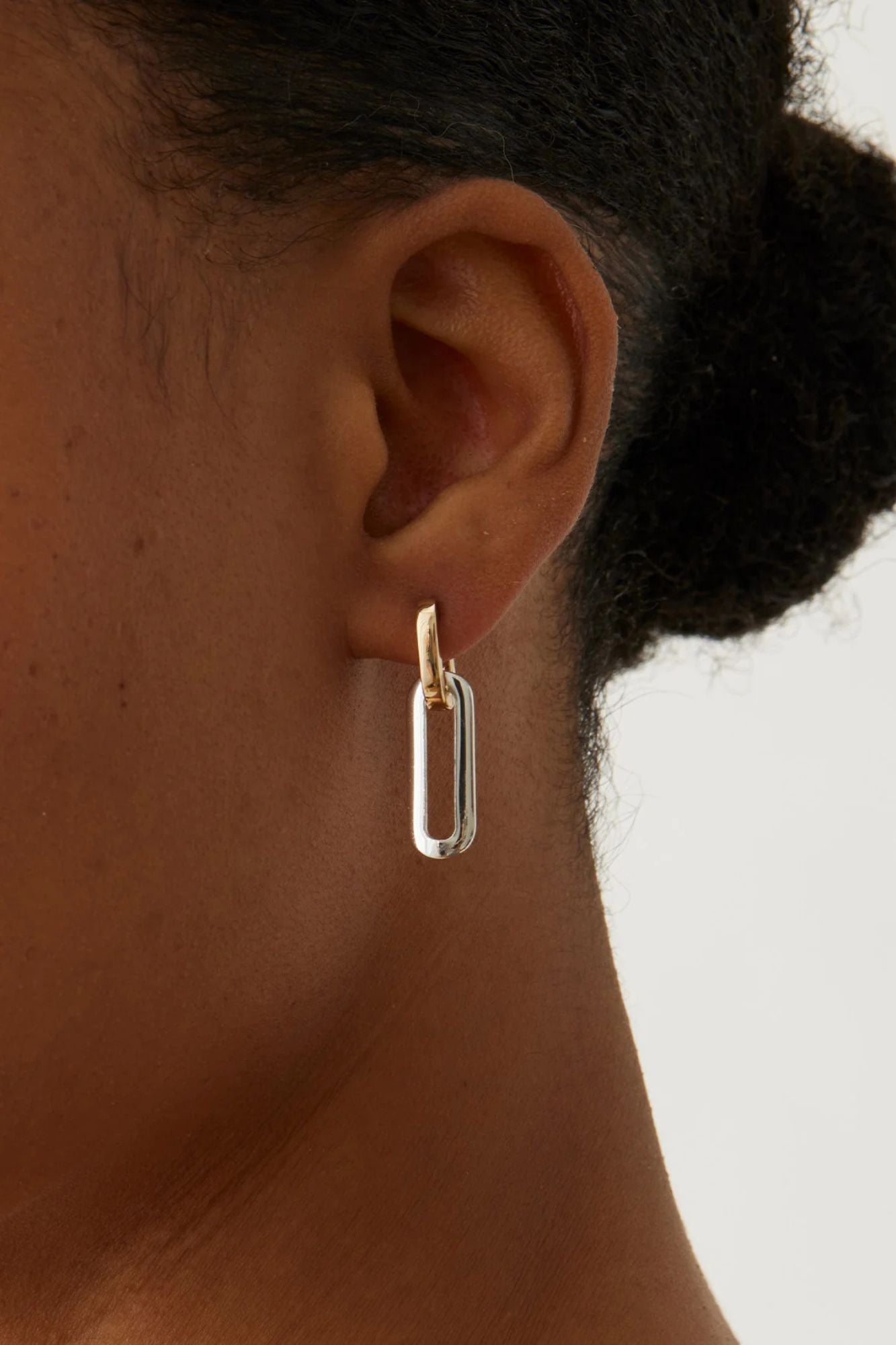 Teeni Detachable Link Earring Two-Tone