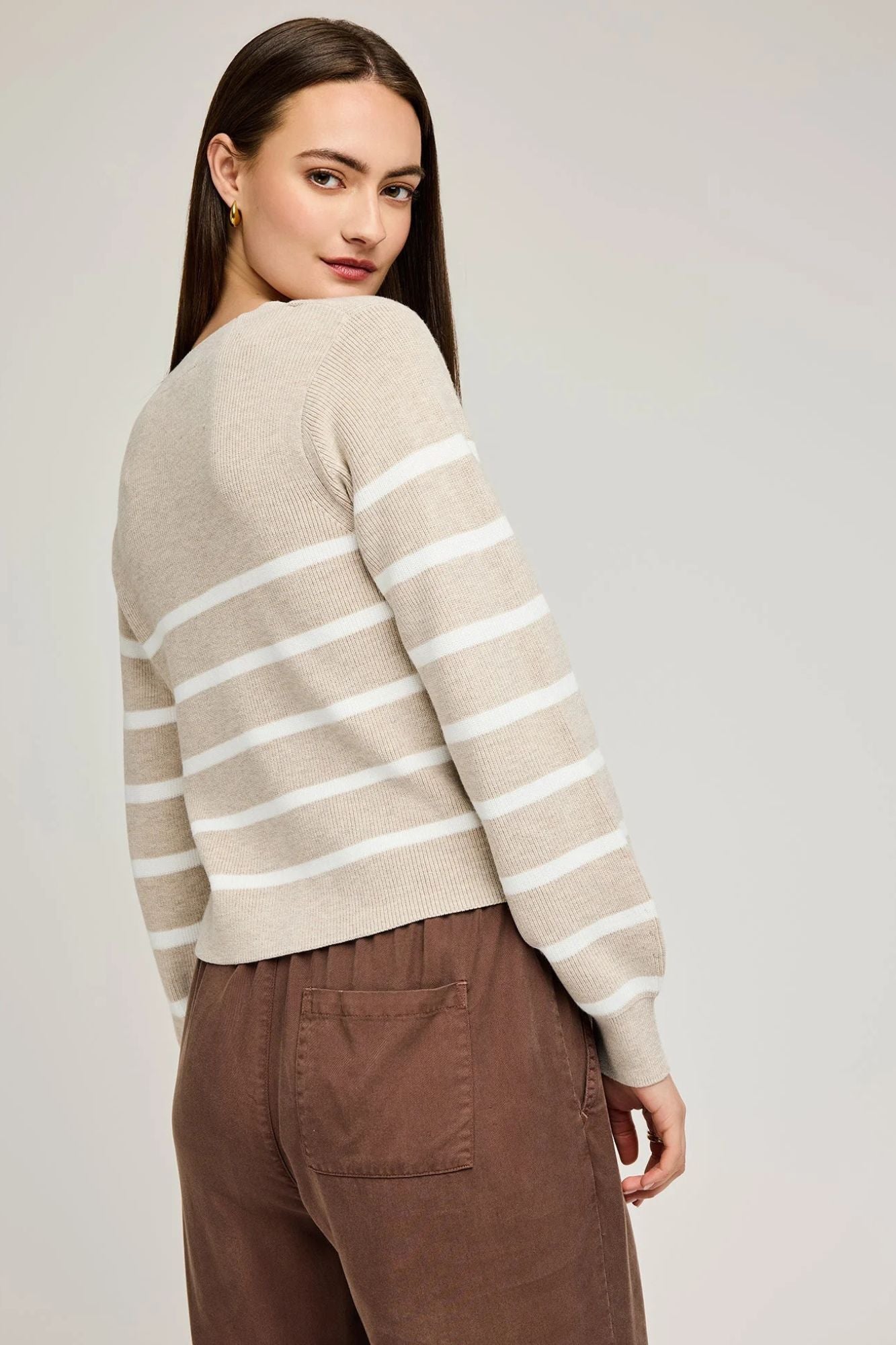 Eden Striped Cardigan