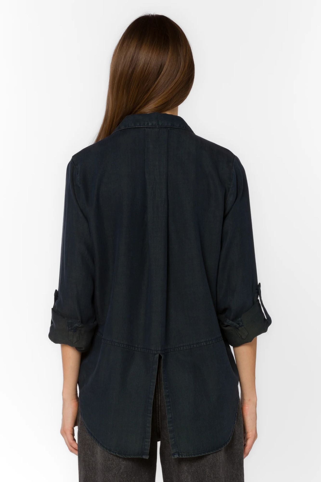 Riley Roll Tab Sleeve Blouse