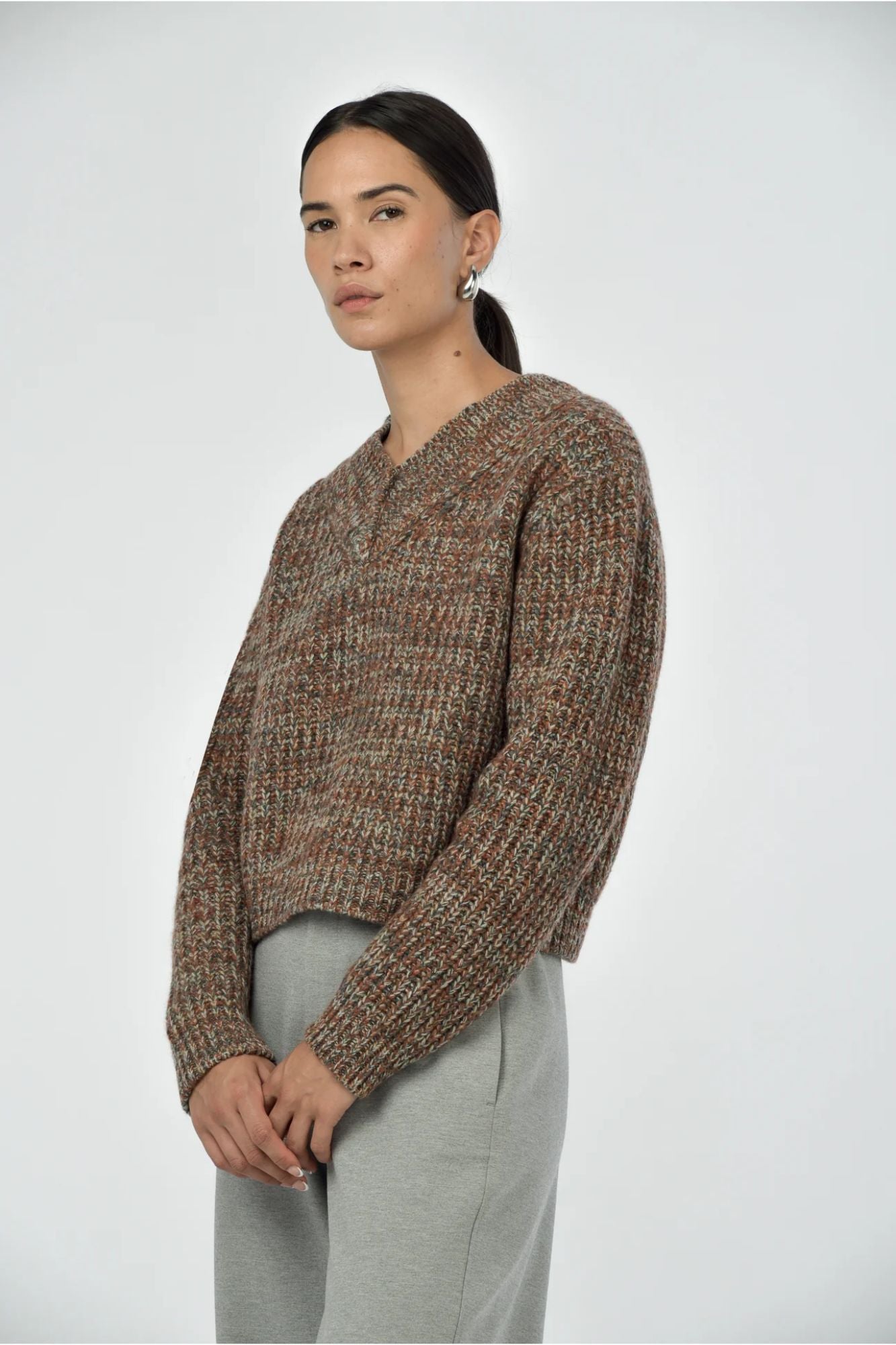 Lena V Neck Sweater