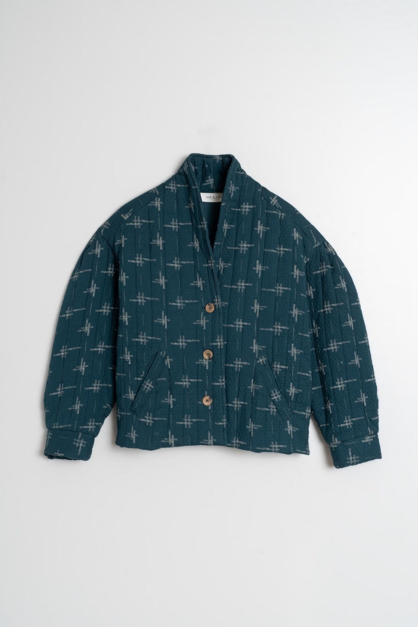 Quilted kimono jacket hotsell