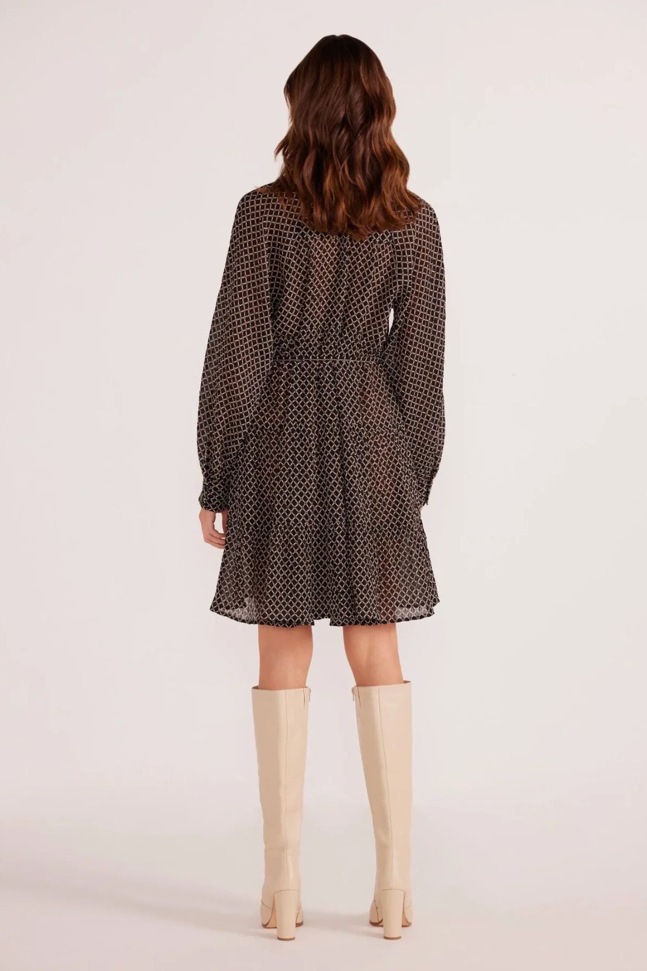 Lydia Tiered Shirt Dress