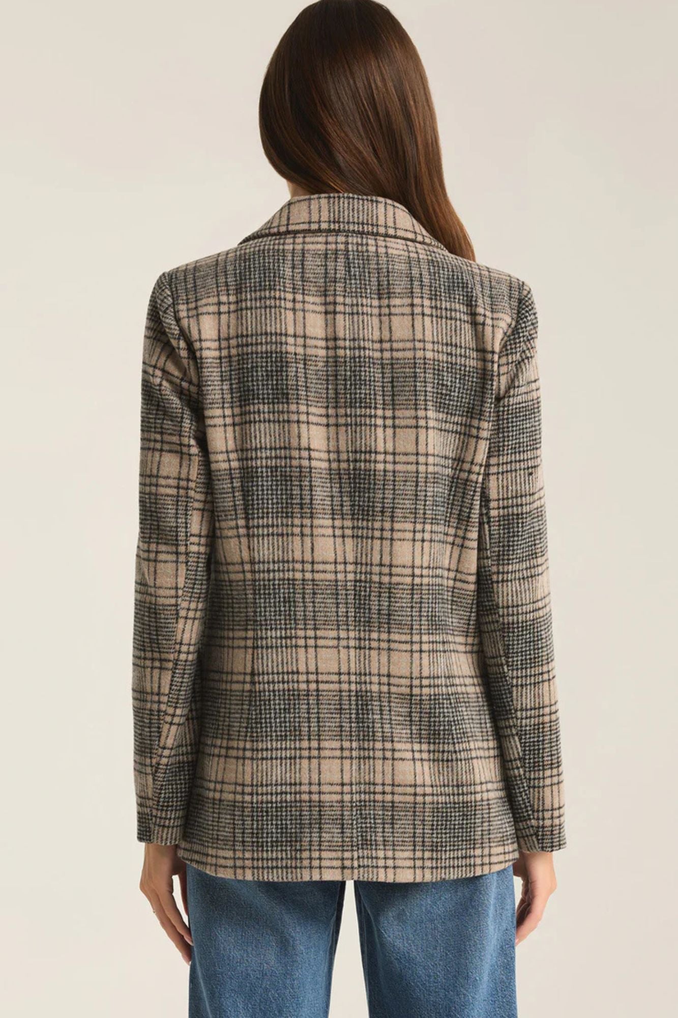 Kingston Relaxed Plaid Blazer