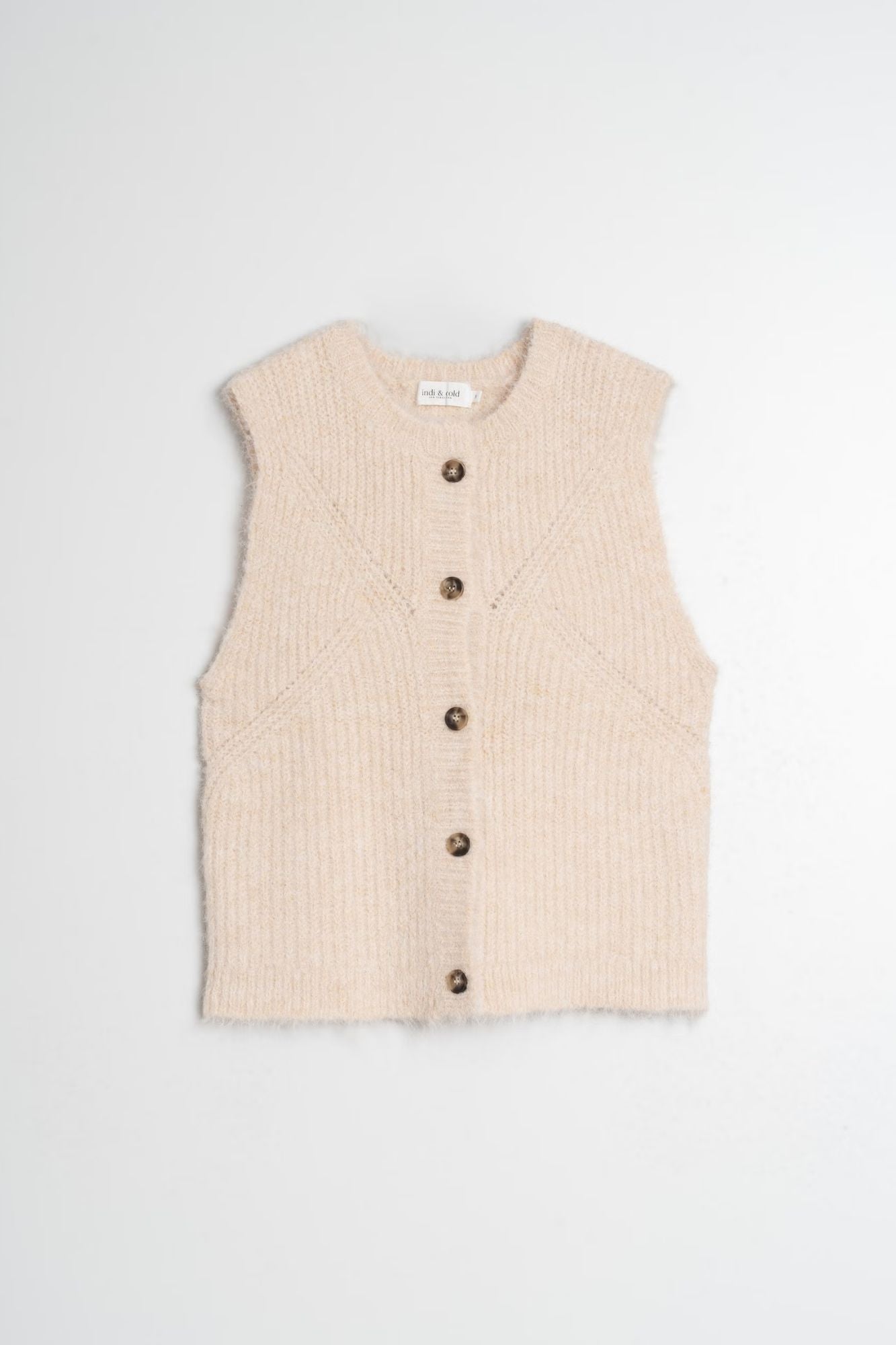 Ribbed Knited Vest