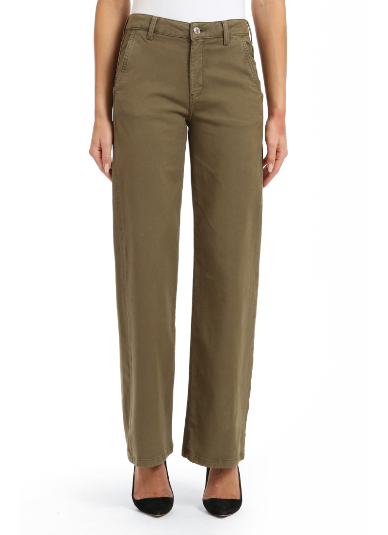 Miracle Pant | Green Luxe Twill