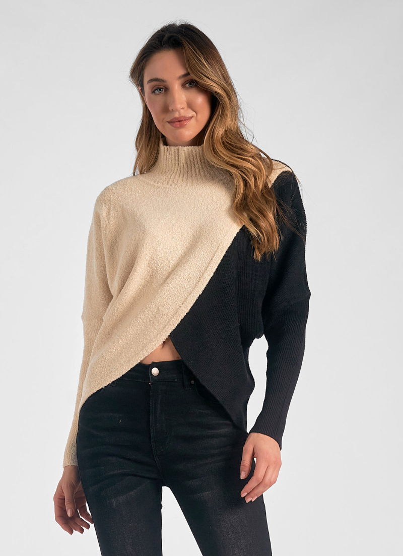 Criss cross hotsell neck sweater