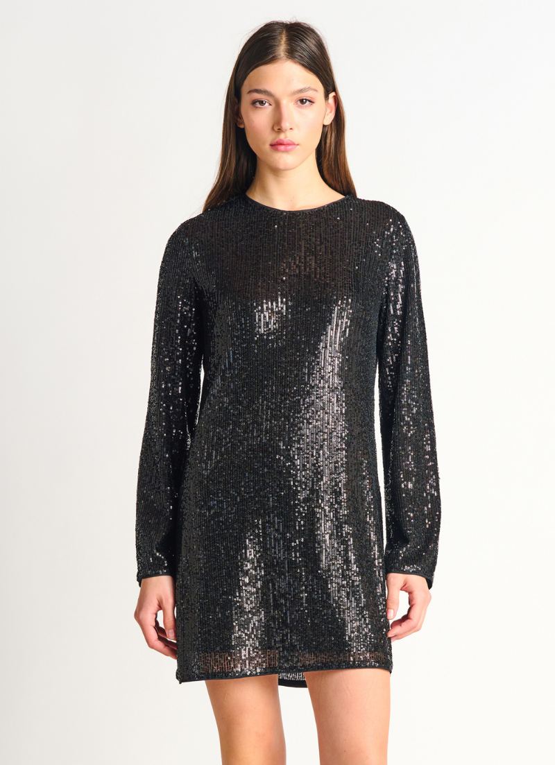 Robe courte à sequins Ashley