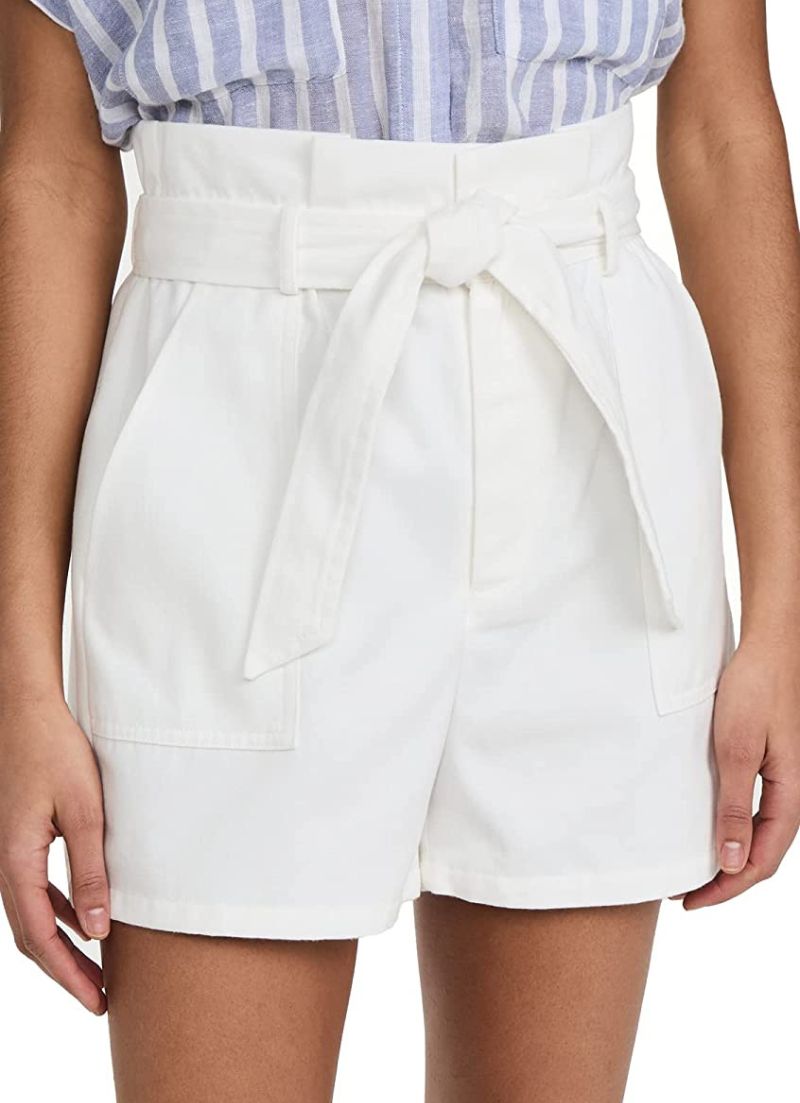 Seaside Cinch Shorts | White