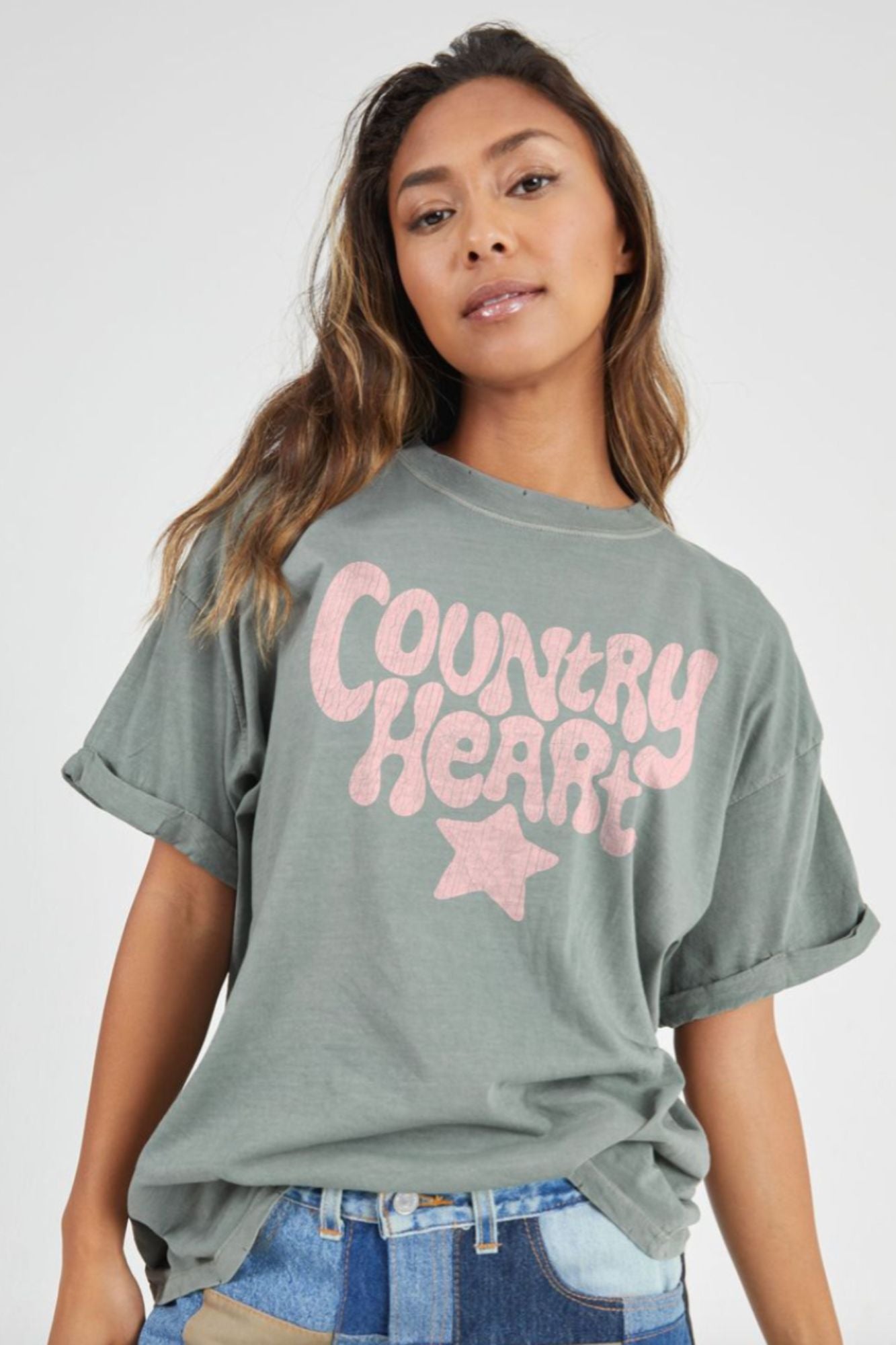 Country Heart Boyfriend Tee