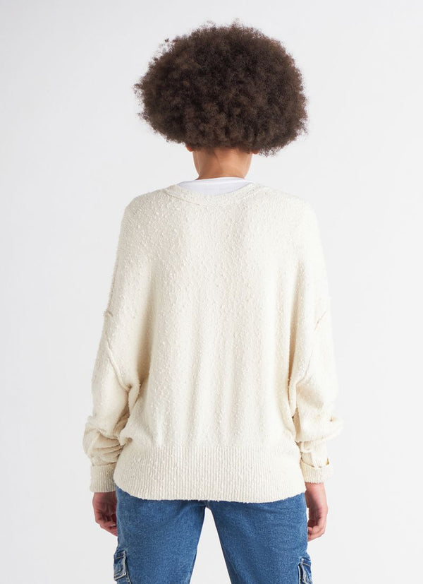 Dex - Boucle Cardigan - Indigo Bay