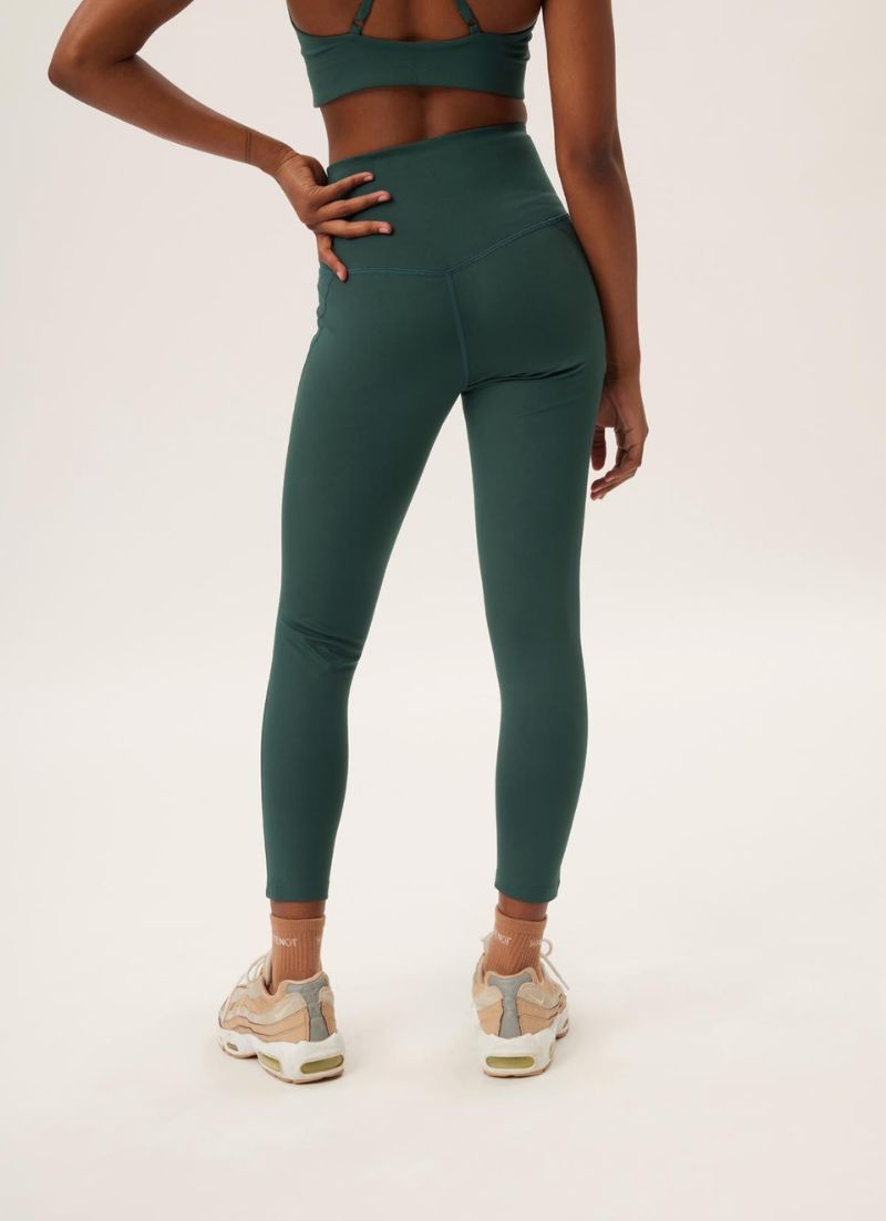 Brown Compressive High-Rise Leggings by Girlfriend Collective on Sale