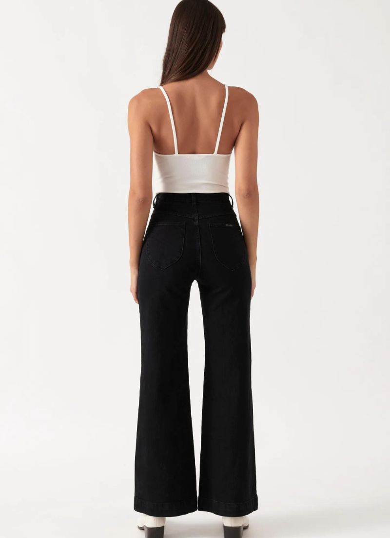 Responsible, High-Waisted Ultra Wide-Leg Sailor Jeans - Addition