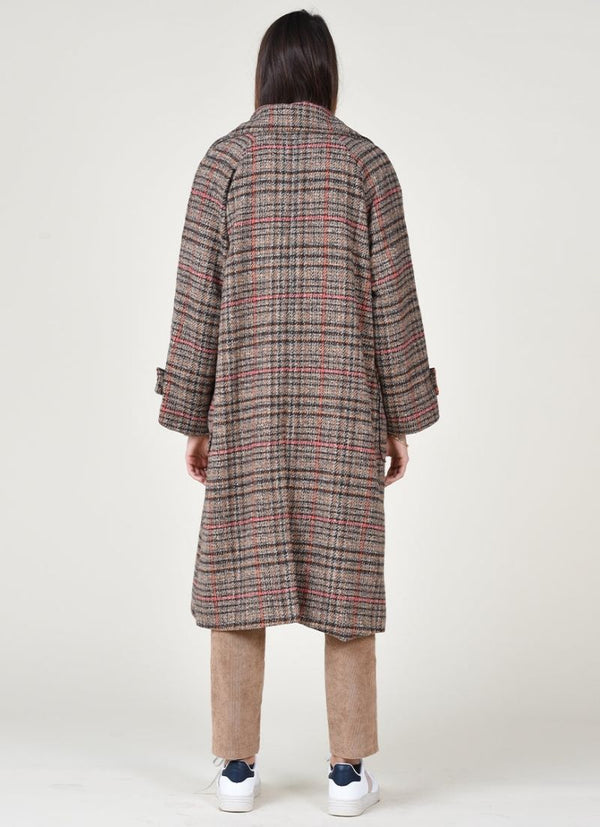 Molly Bracken - Plaid Coat - Indigo Bay