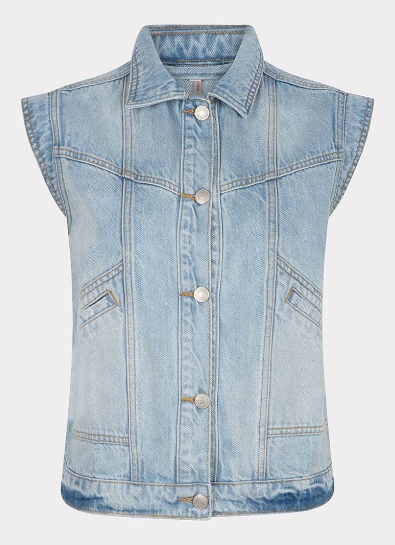 Gilet en jean Cassandra