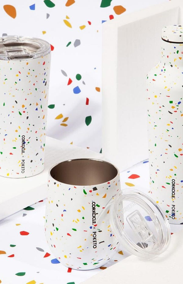 Confetti Corkcicle x Poketo Tumbler– Pacific Bright