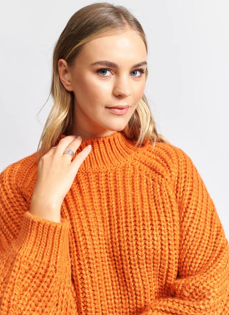 Chunky cable knit jumper 6 colours – Deja Elite Boutique
